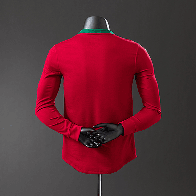 Camisola Portugal I - Euro 2012 - Manga Longa - Retro - Versão Jogador