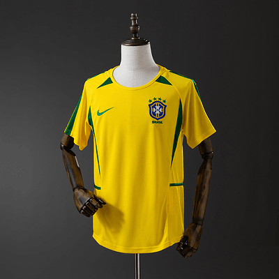 Camisola Brasil I 2002 - Retro