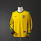 Camisola Brasil I 1998 - Manga Longa - Retro - Thumbnail 1