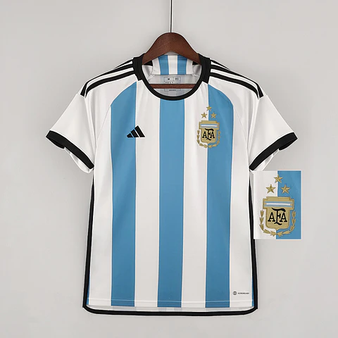 Camisola Argentina I - FIFA WC 2022 - Retro