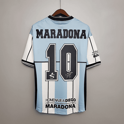 Camisola Argentina I 2001 - Maradona - Retro