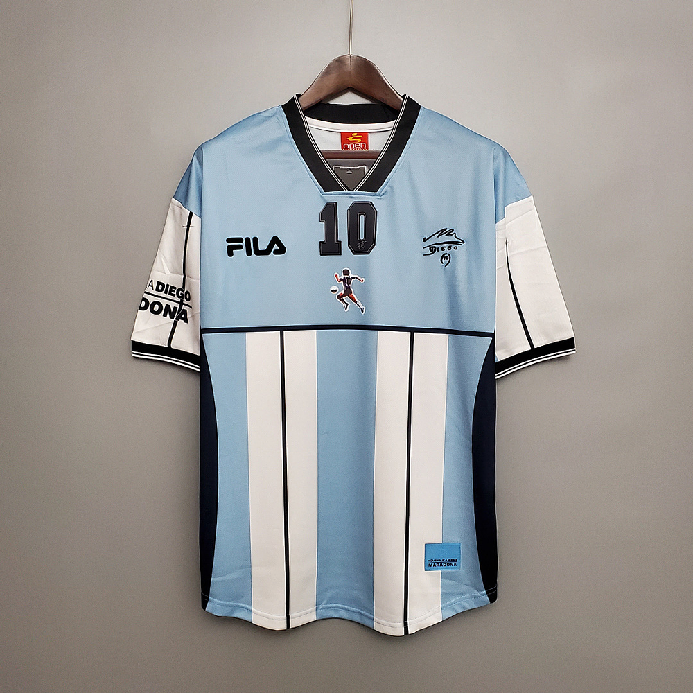 Camisola Argentina I 2001 - Maradona - Retro