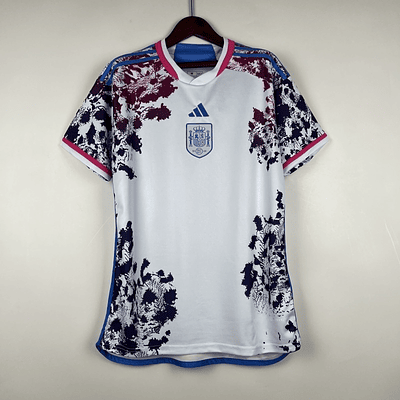 Camisola Espanha II 2023 - Seleção Feminina - Retro