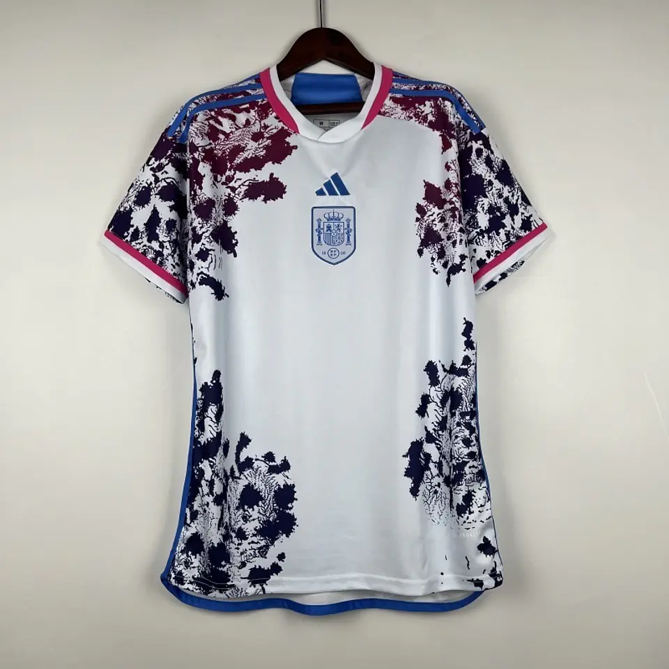 Camisola Espanha II 2023 - Seleção Feminina - Retro 1