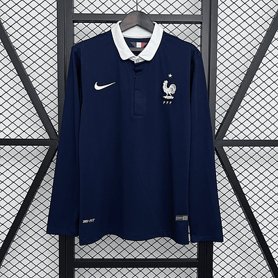 Camisola França I - FIFA WC 2014 - Manga Longa - Retro