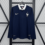 Camisola França I - FIFA WC 2014 - Manga Longa - Retro