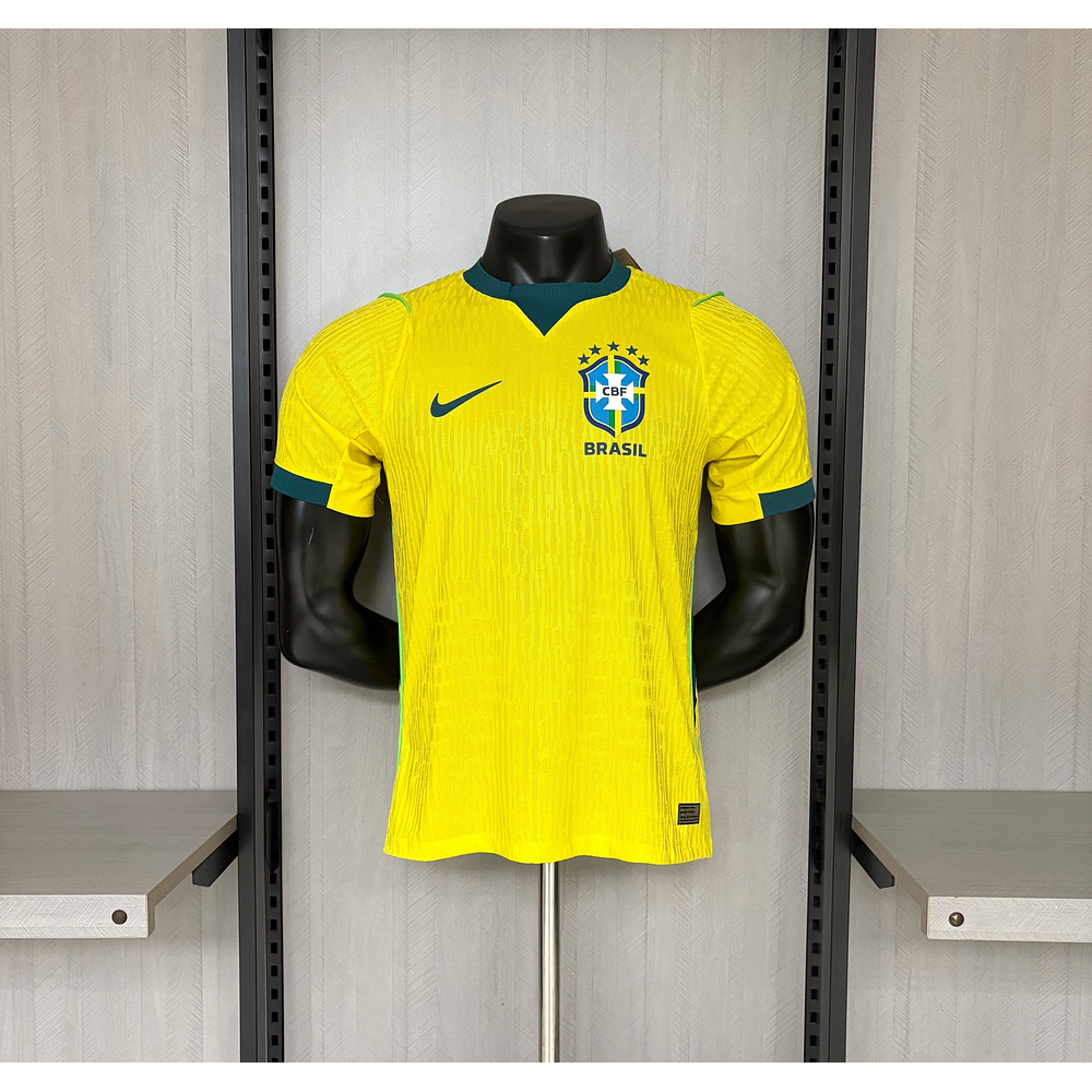 Camisola Brasil I - FIFA WC 2026 - Versão Jogador