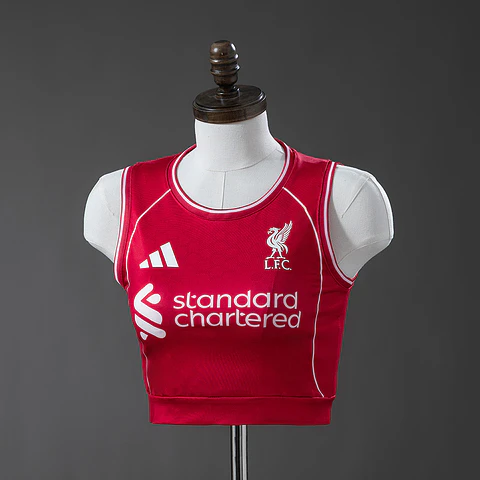 Top feminino Liverpool I 25/26