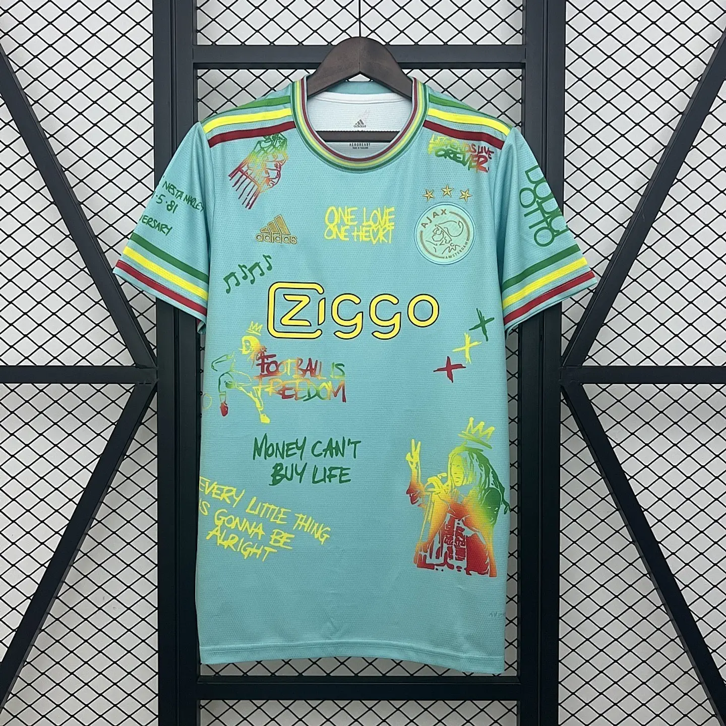 Camisola Ajax 25/26 - Edição Especial Bob Marley 1