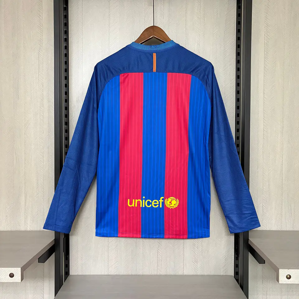 Camisola Barcelona I 16/17 - Manga Longa 2