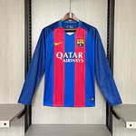 Camisola Barcelona I 16/17 - Manga Longa