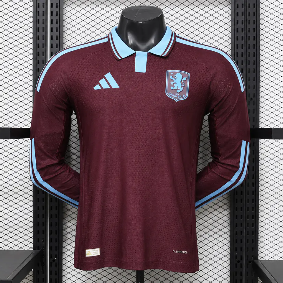 Camisola Aston Villa I 26/27 - Manga Longa - Versão Jogador 1