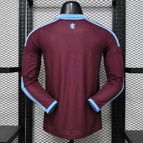 Camisola Aston Villa I 26/27 - Manga Longa - Versão Jogador