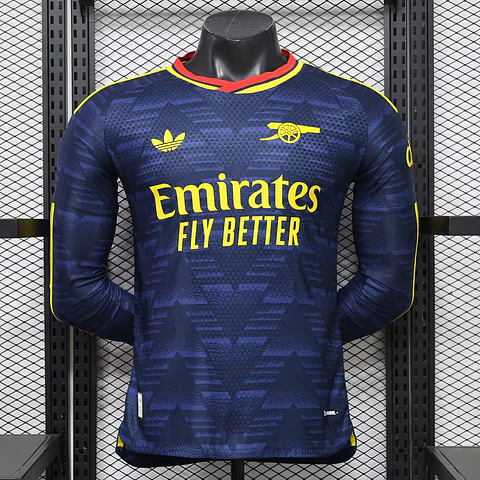 Camisola Arsenal II 26/27 - Versão Jogador - Manga Longa