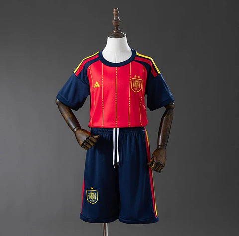 Kit Espanha I - FIFA WC 2026 - Edição 2 Estrelas 