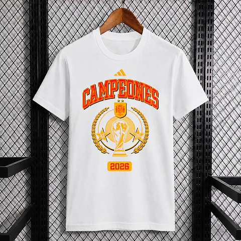 Camisola Espanha - Edição Campeões do Mundo 2026