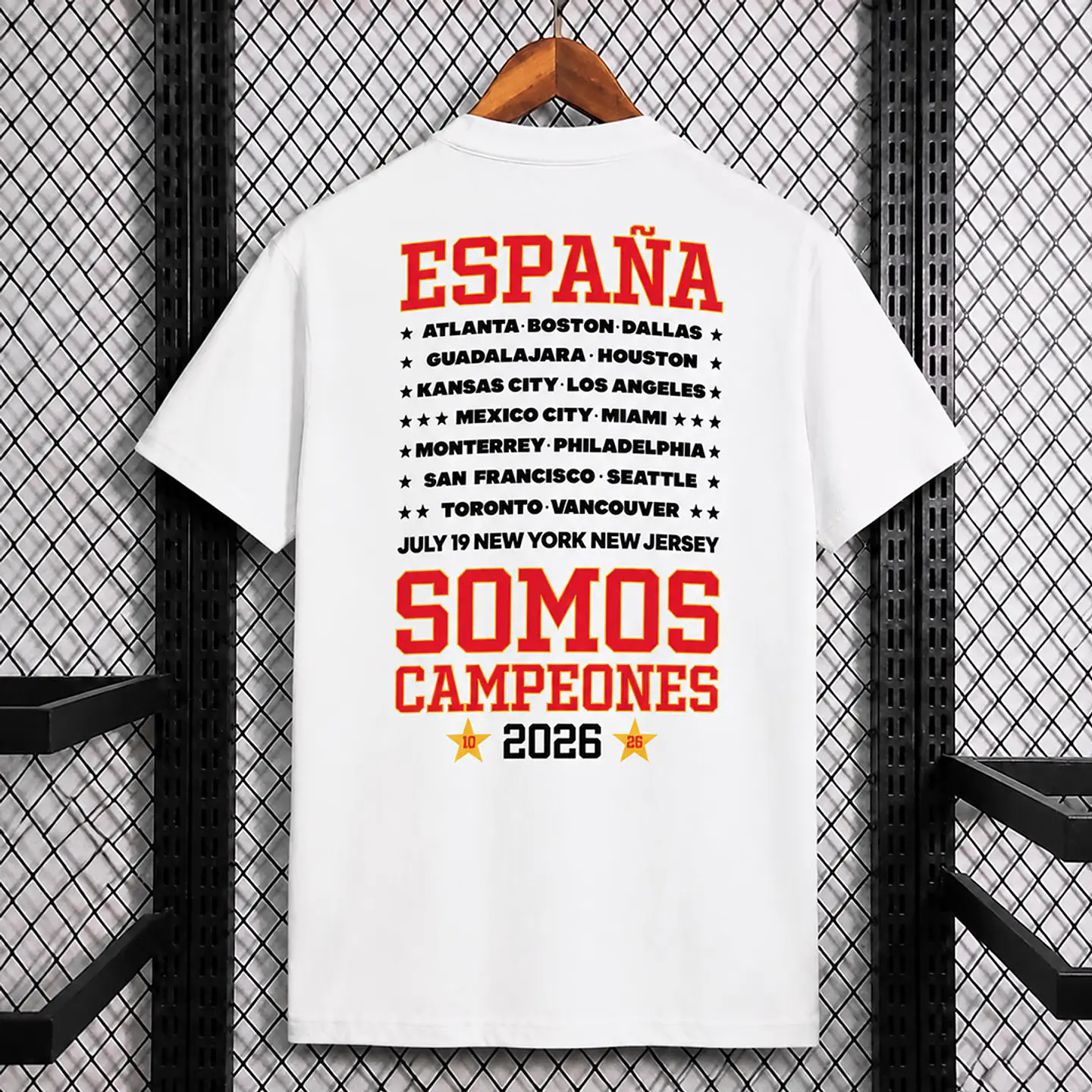 Camisola Espanha - Edição Campeões do Mundo 2026 2