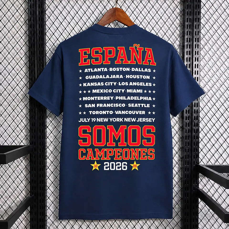 Camisola Espanha - Edição Campeões do Mundo 2026 2
