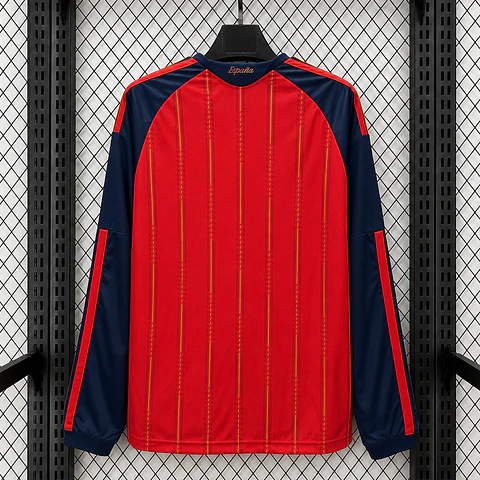 Camisola Espanha I - FIFA WC 2026 - Edição 2 Estrelas - Manga Longa