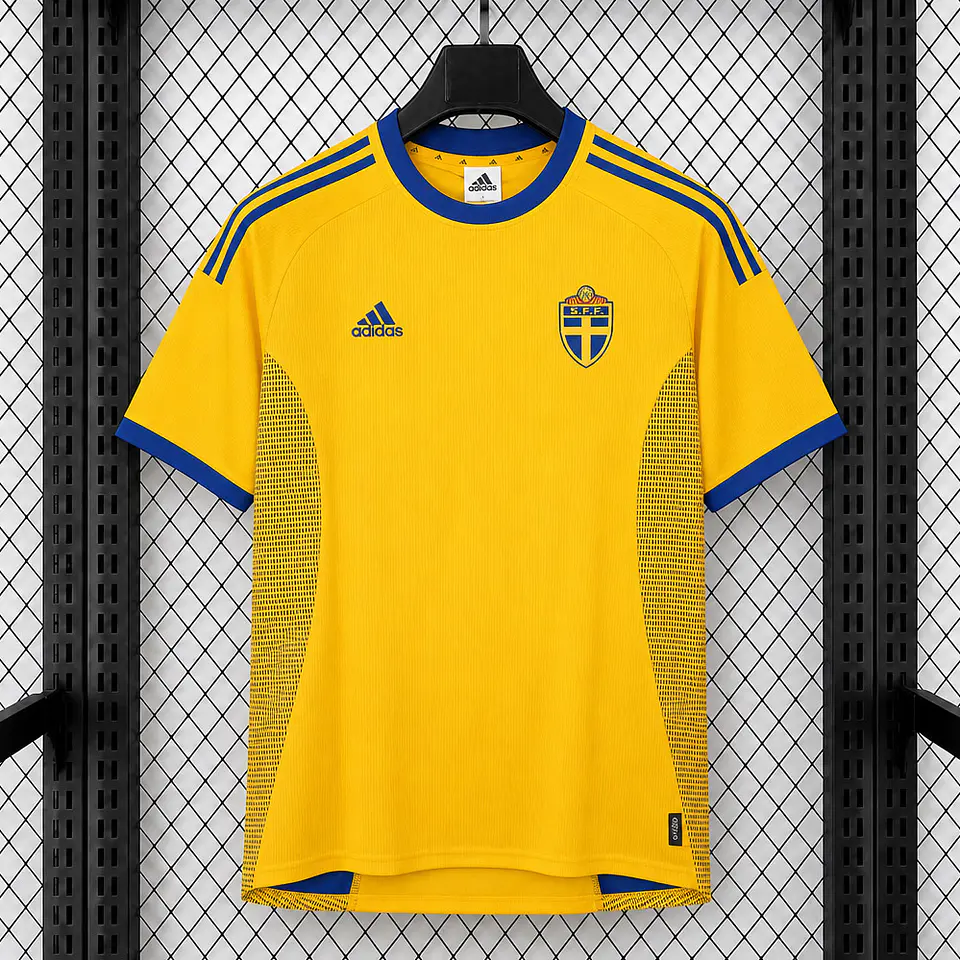 Camisola Suécia I 2002 - Retro 1