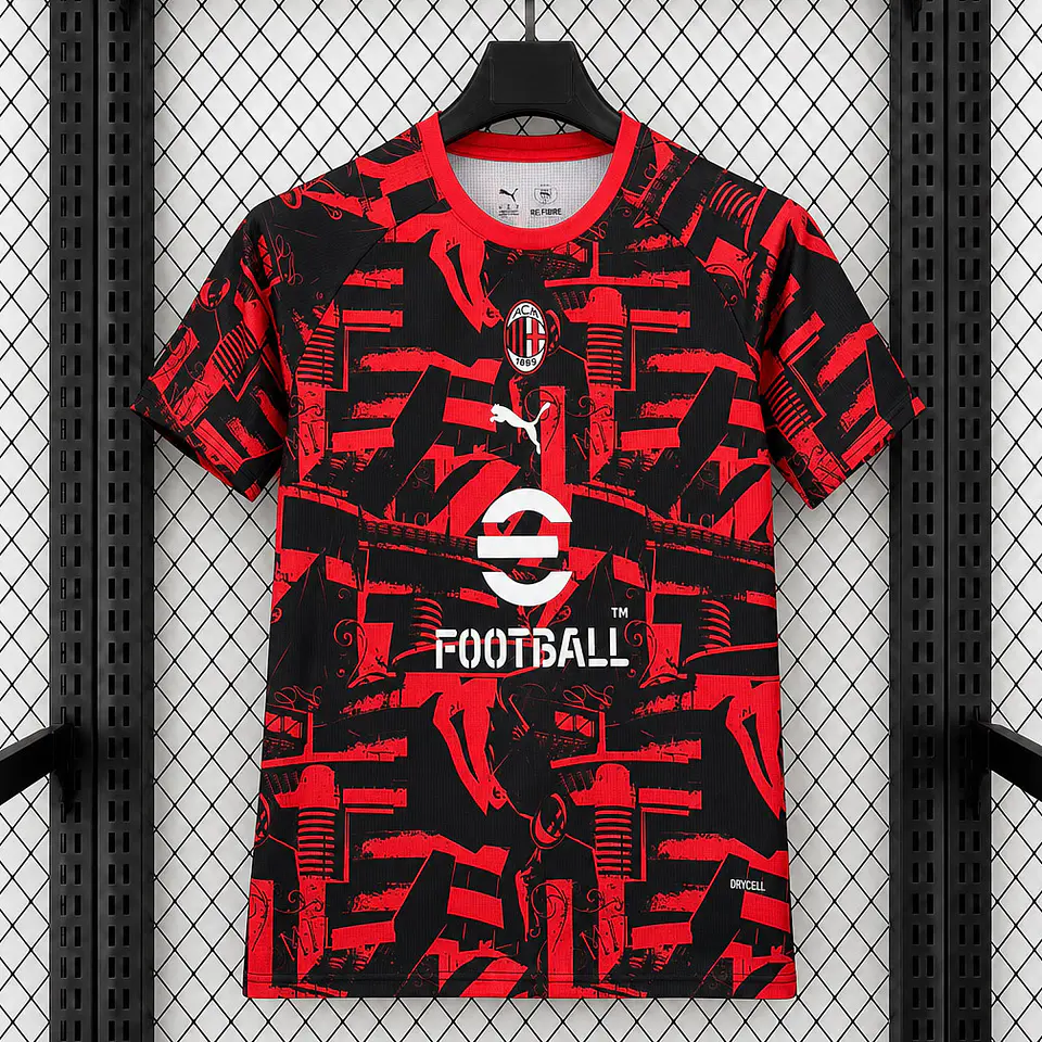 Camisola AC Milan 26/27 - Pré jogo 1