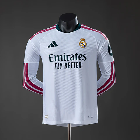 Camisola Real Madrid I 26/27 - Versão Jogador - Manga Longa