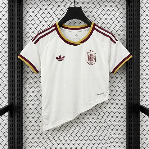 Top feminino Espanha II - FIFA WC 2026 - Assimétrico