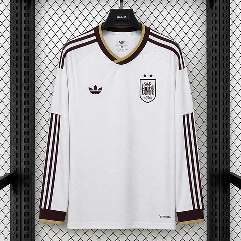 Camisola Espanha II - FIFA WC 2026 - Edição 2 Estrelas - Manga Longa