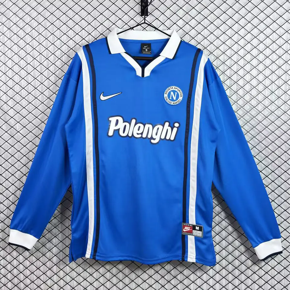 Camisola Nápoles I 97/98 - Retro - Manga Longa 1
