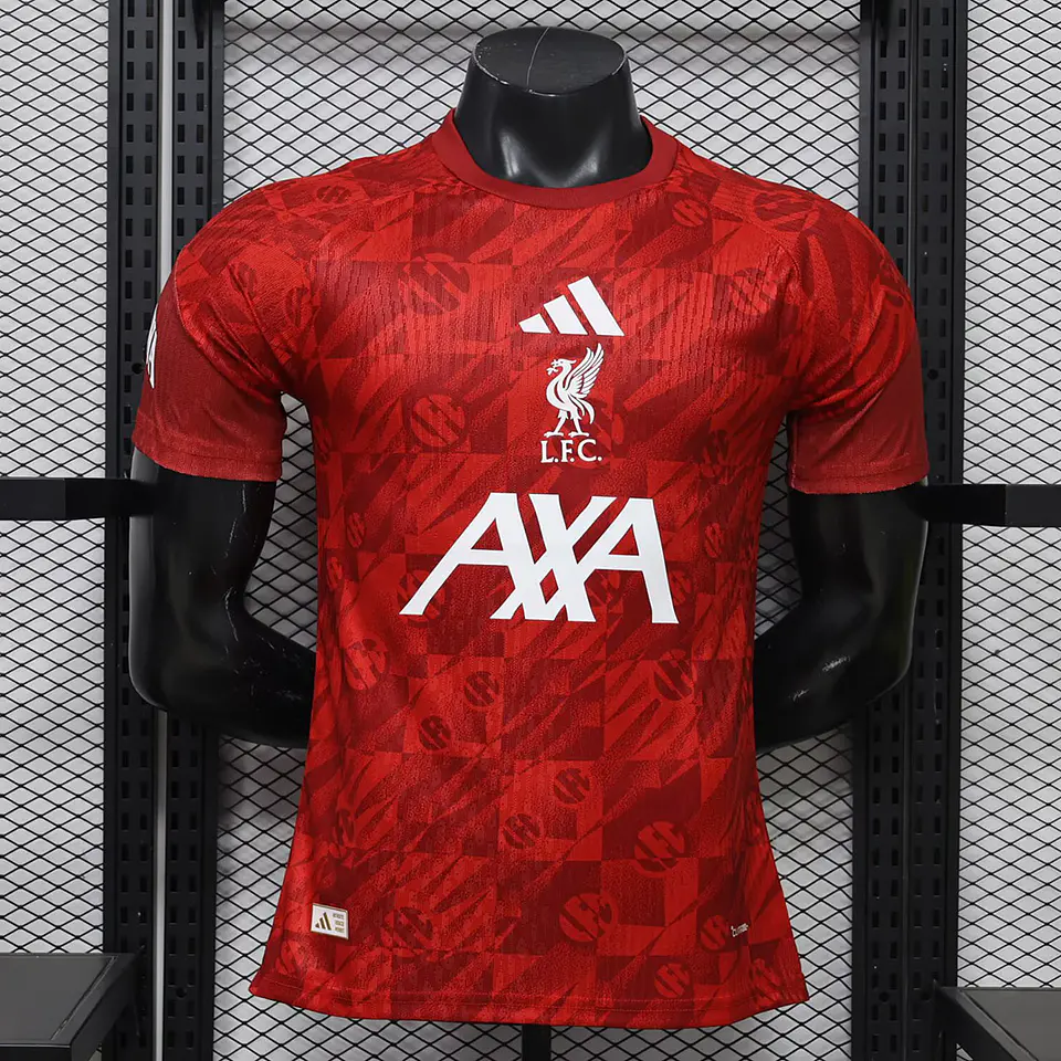 Camisola Liverpool 26/27 - Pré jogo - Versão Jogador 1