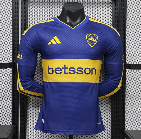 Camisola Boca Juniors I 26/27 - Versão Jogador - Manga Longa