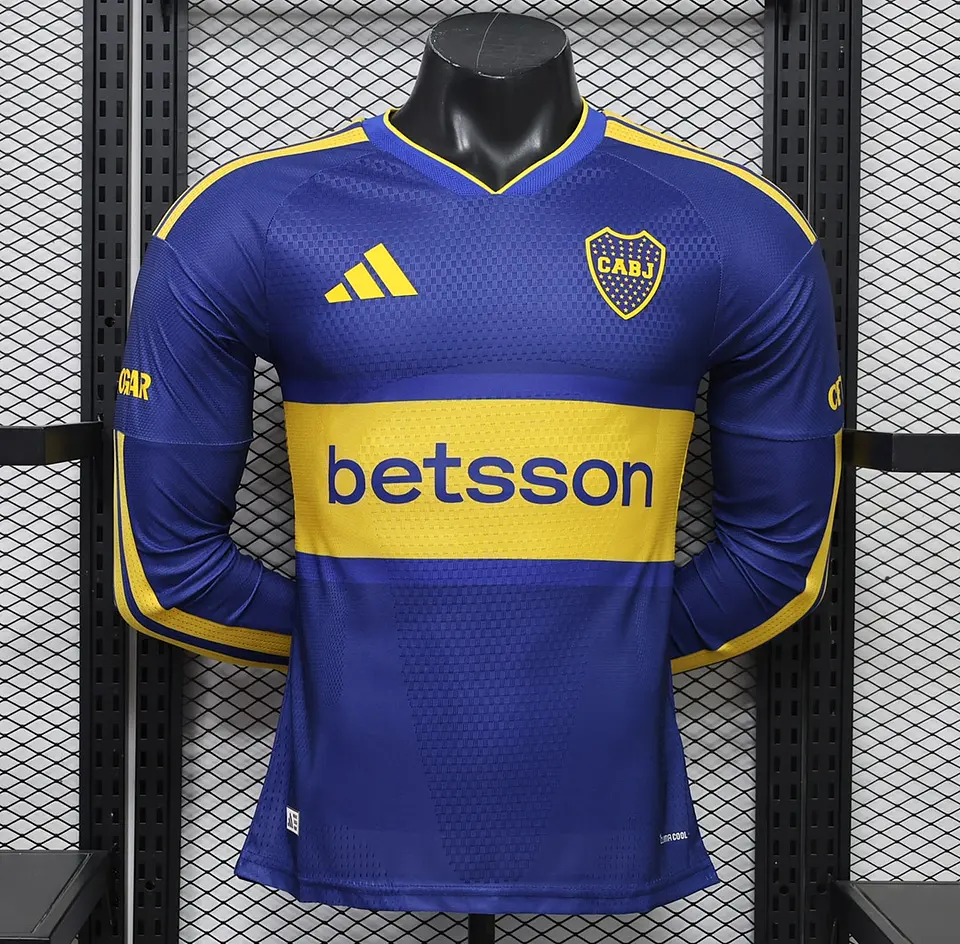 Camisola Boca Juniors I 26/27 - Versão Jogador - Manga Longa 1