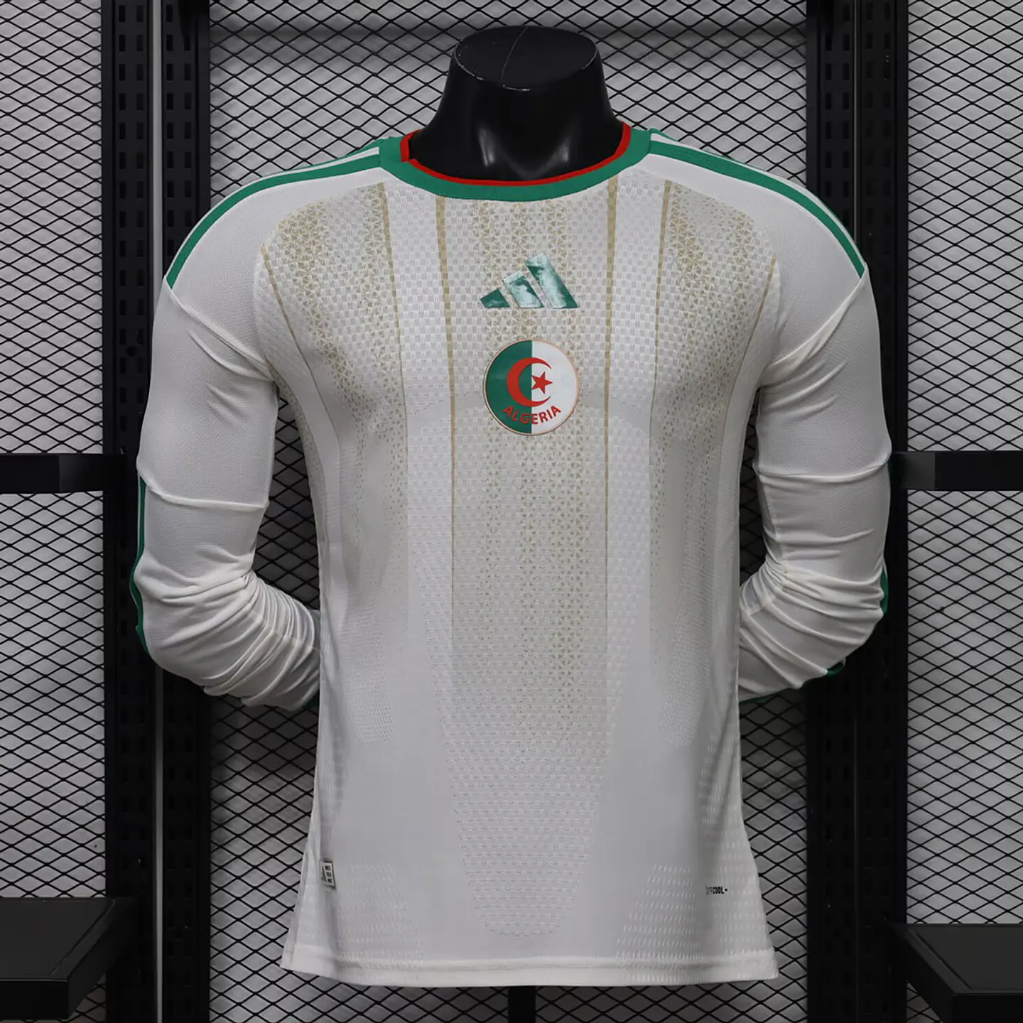 Camisola Argélia I - FIFA WC 2026 - Versão Jogador - Manga Longa 1