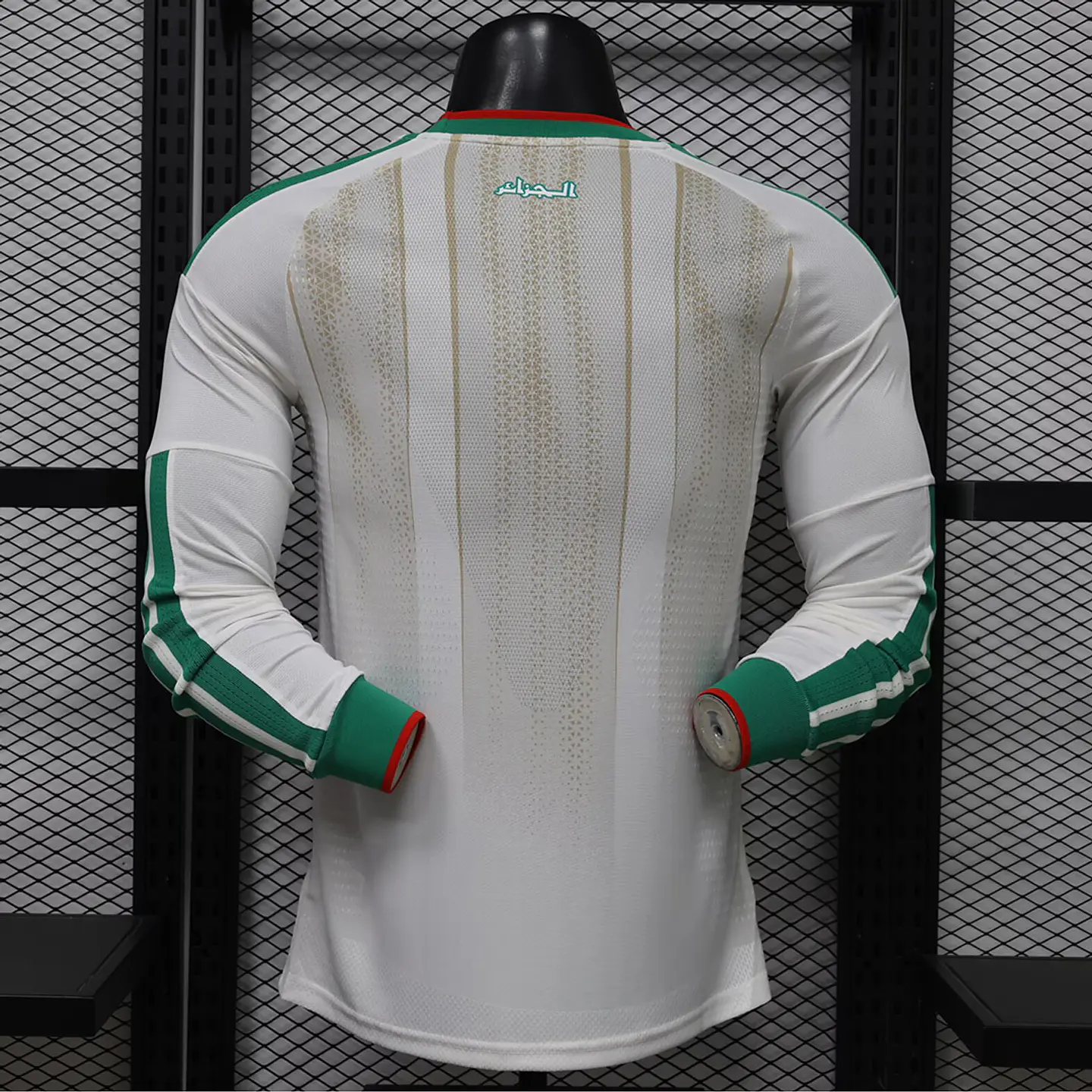 Camisola Argélia I - FIFA WC 2026 - Versão Jogador - Manga Longa 2