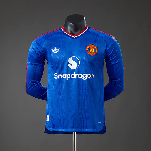 Camisola Manchester United II 26/27 - Versão Jogador - Manga Longa