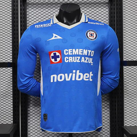 Camisola Cruz Azul I 26/27 - Versão Jogador - Manga Longa