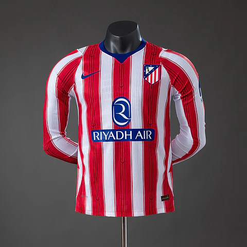 Camisola Atlético Madrid I 26/27 - Versão Jogador - Manga Longa
