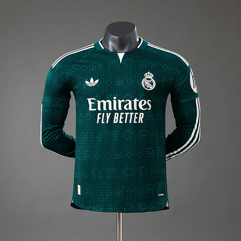 Camisola Real Madrid II 26/27 - Versão Jogador - Manga Longa