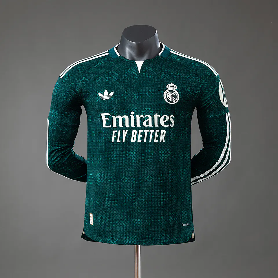 Camisola Real Madrid II 26/27 - Versão Jogador - Manga Longa 1