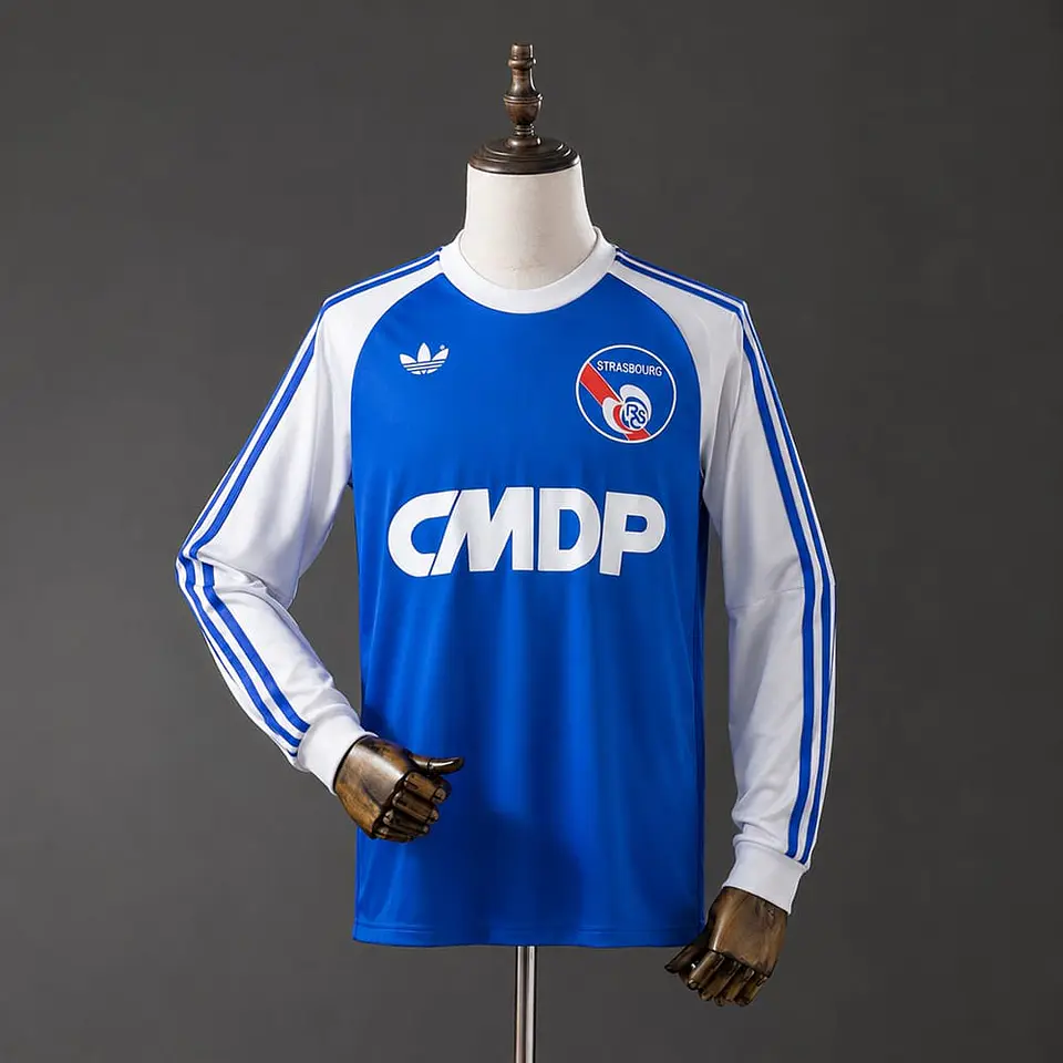 Camisola Strasbourg I 78/79 - Retro - Manga Longa 1