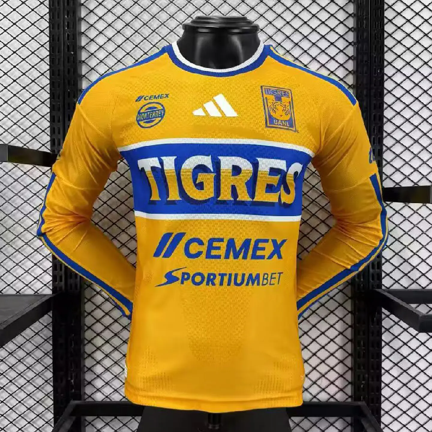 Camisola Tigres I 26/27 - Versão Jogador - Manga Longa 1