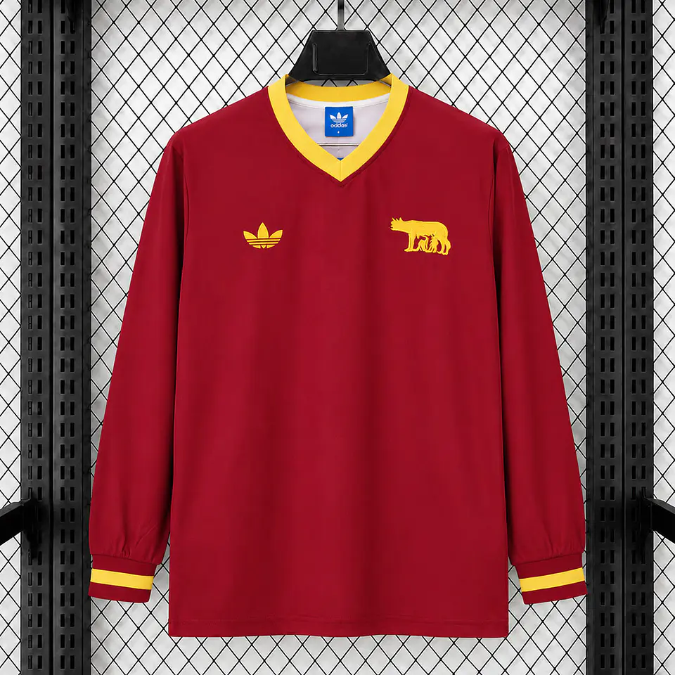 Camisola AS Roma 26/27 - Edição Centenário - Manga Longa 1