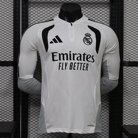 Camisola Real Madrid 26/27 - Treino - Versão Jogador - Manga Longa