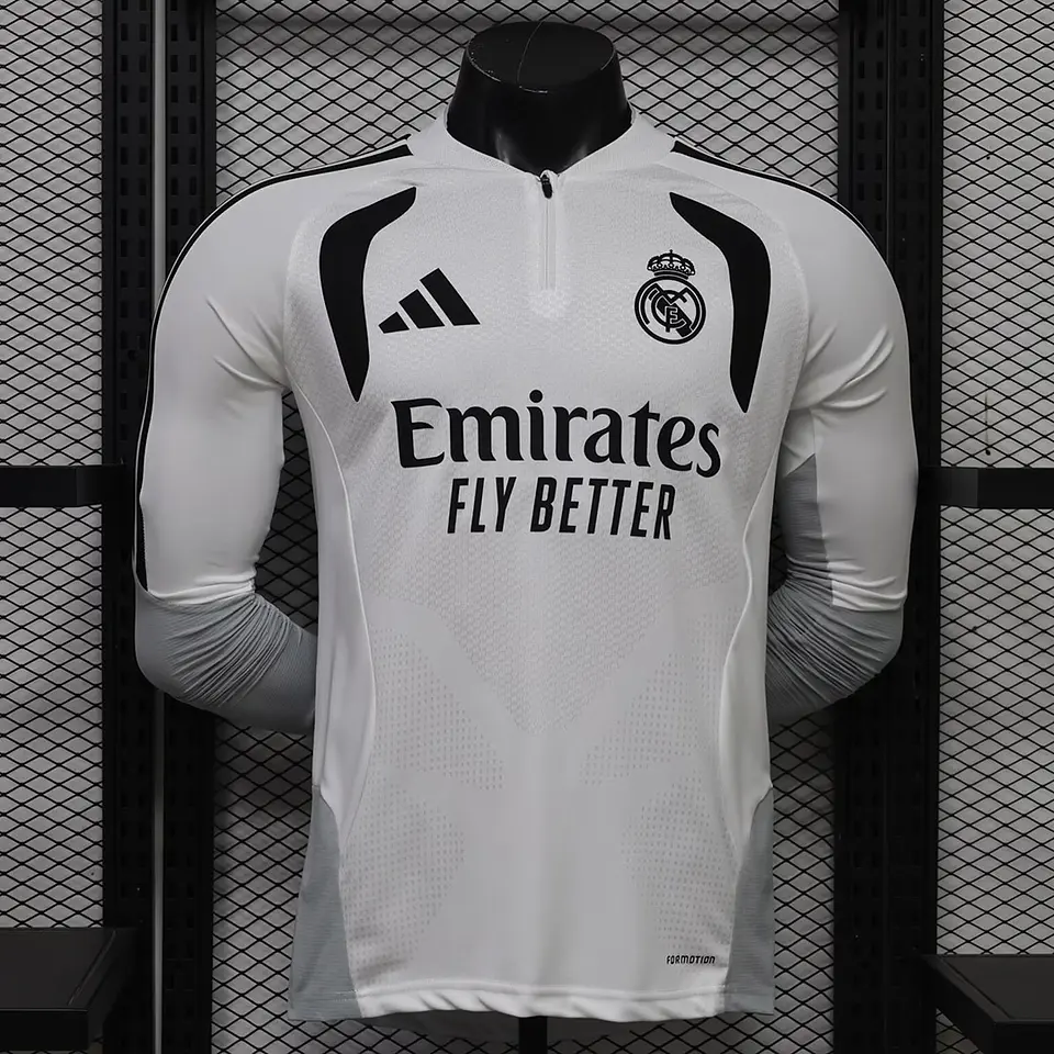 Camisola Real Madrid 26/27 - Treino - Versão Jogador - Manga Longa 1