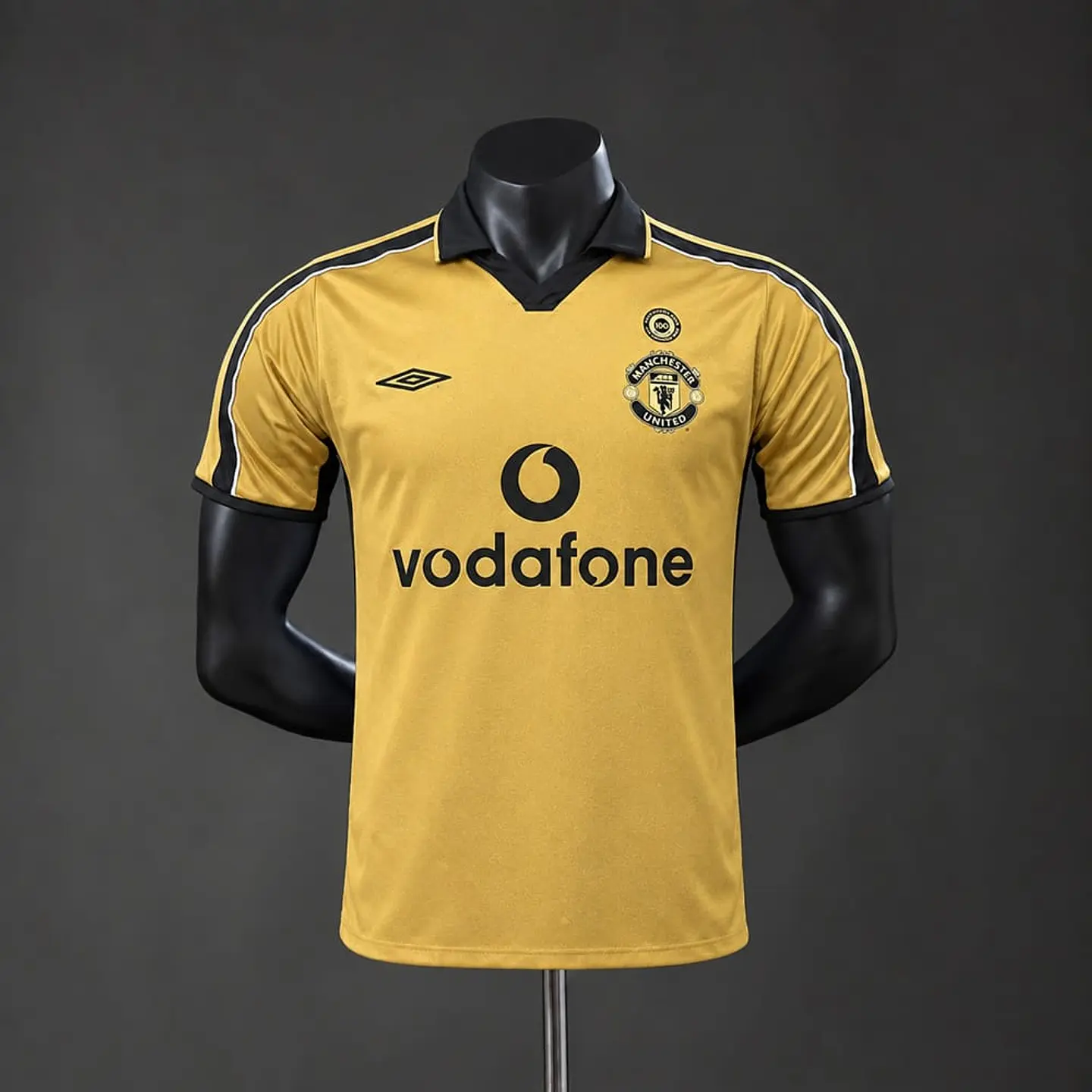 Camisola Manchester United 01/02 - Edição Centenário - Retro - Versão Jogador 3