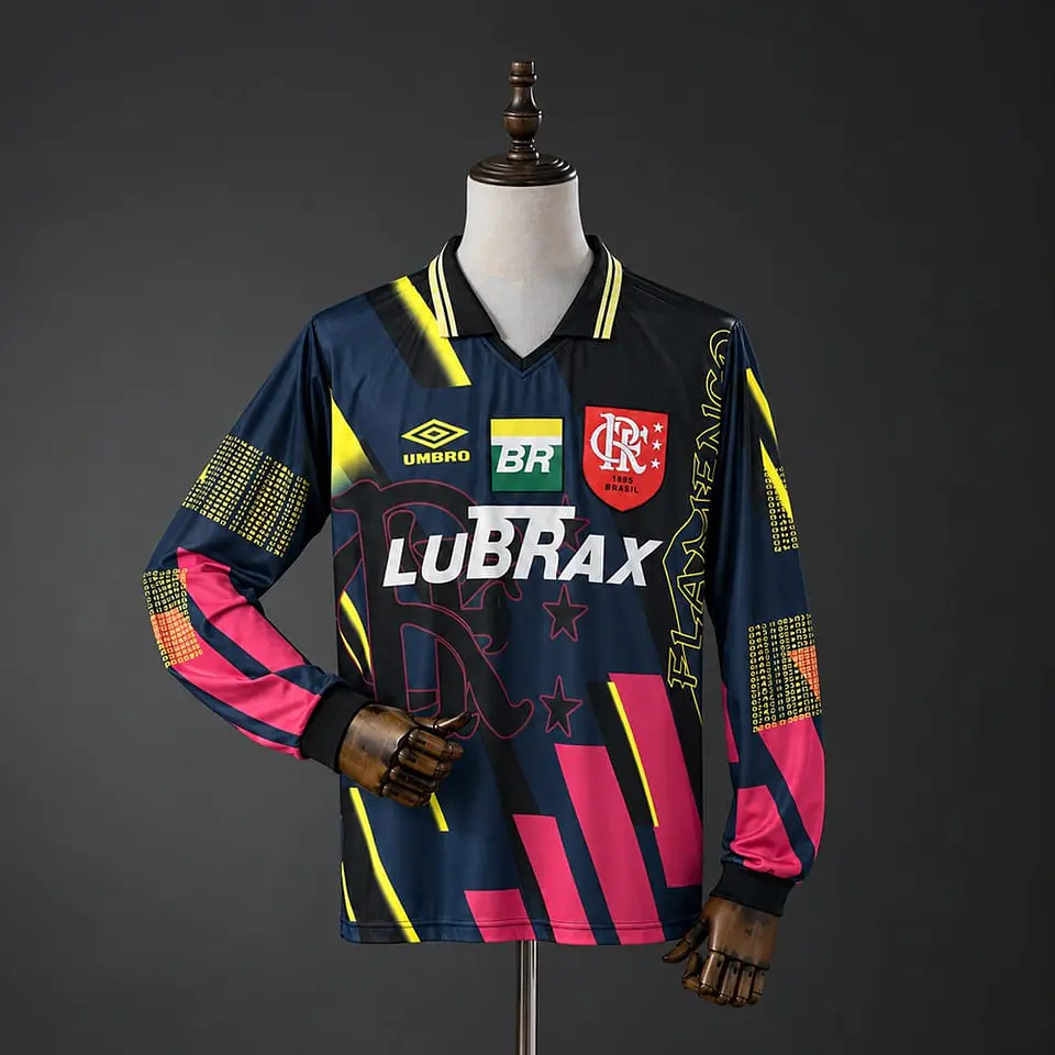 Camisola Flamengo GR 1998 - Retro - Manga Longa 1