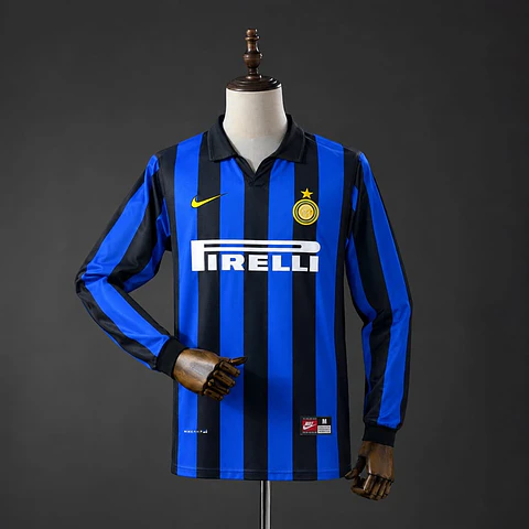 Camisola Inter I 98/99 - Retro - Manga Longa