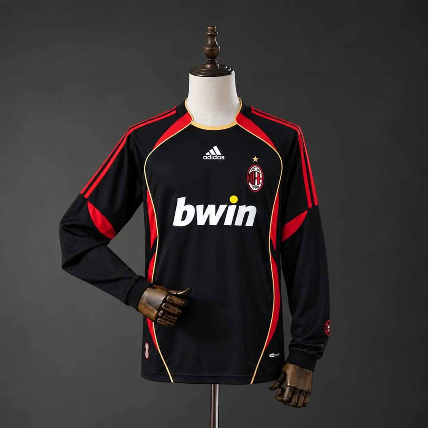 Camisola AC Milan I 2006 - Retro - Manga Longa 1