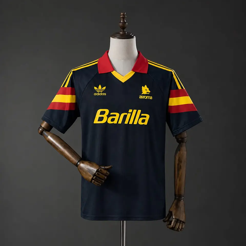 Camisola AS Roma III 91/92 - Retro 1