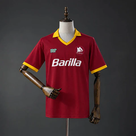 Camisola AS Roma I 89/90 - Retro